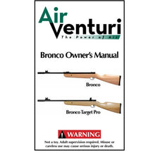 Lade das Bild in den Galerie-Viewer, Air Venturi Bronco Air Rifle Gun Owners Manual DOWNLOAD