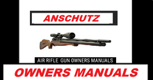Lade das Bild in den Galerie-Viewer, Anschutz Airgun Air Rifle Gun Pistol Owners Manuals Firearms Weapons Complete Set