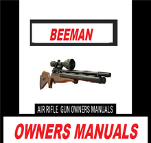 Lade das Bild in den Galerie-Viewer, Beeman Airgun Air Rifle Gun Pistol Owners Manuals Firearms Weapons Complete Set