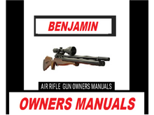 Lade das Bild in den Galerie-Viewer, Benjamin Airgun Air Rifle Gun Pistol Owners Manuals Firearms Weapons Complete Set