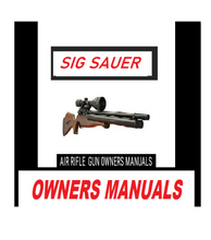 Lade das Bild in den Galerie-Viewer, Sig Sauer MCX MPX .177 co2 Owners Manual and Exploded Diagram