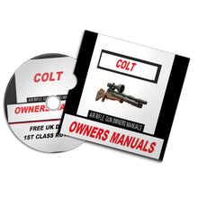 Lade das Bild in den Galerie-Viewer, Colt Airgun Air Rifle Gun Pistol Owners Manuals Firearms Weapons Complete Set