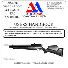 Lade das Bild in den Galerie-Viewer, Air Arms Airgun Air Rifle Gun Pistol Owners Manuals Firearms Weapons Complete Set
