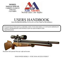 Lade das Bild in den Galerie-Viewer, Air Arms Airgun Air Rifle Gun Pistol Owners Manuals Firearms Weapons Complete Set
