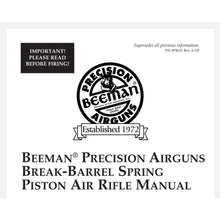 Lade das Bild in den Galerie-Viewer, Beeman  Airgun Air Rifle Gun Pistol Owners Manuals Firearms Weapons Complete Set
