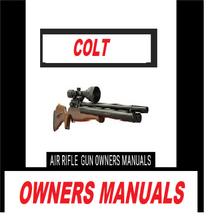 Lade das Bild in den Galerie-Viewer, Colt  Airgun Air Rifle Gun Pistol Owners Manuals Firearms Weapons Complete Set
