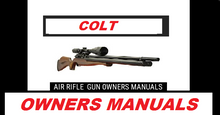Lade das Bild in den Galerie-Viewer, Colt  Airgun Air Rifle Gun Pistol Owners Manuals Firearms Weapons Complete Set
