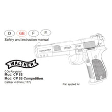 Lade das Bild in den Galerie-Viewer, Walther Air Rifle Gun Owners Manuals Exploded Diagrams Service Maintenance And Repair
