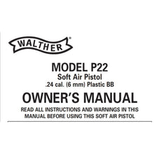 Lade das Bild in den Galerie-Viewer, Walther Air Rifle Gun Owners Manuals Exploded Diagrams Service Maintenance And Repair
