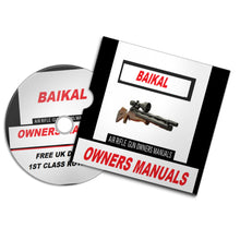 Lade das Bild in den Galerie-Viewer, Baikal Airgun Air Rifle Gun Pistol Owners Manuals Firearms Weapons Complete Set DISC
