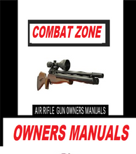 Lade das Bild in den Galerie-Viewer, Combat Zone Stryker Pistol Air Rifle Gun Owners Manuals
