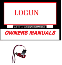 Lade das Bild in den Galerie-Viewer, Logun Air Rifle Gun Owners Manuals Exploded Diagrams Service Maintenance And Repair
